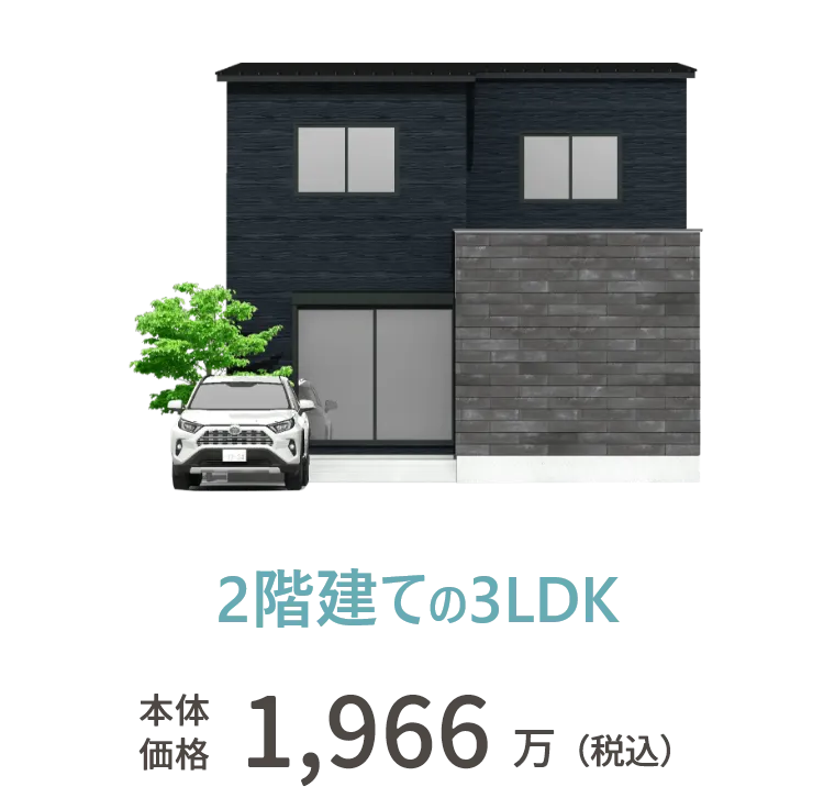 2階建ての1LDK